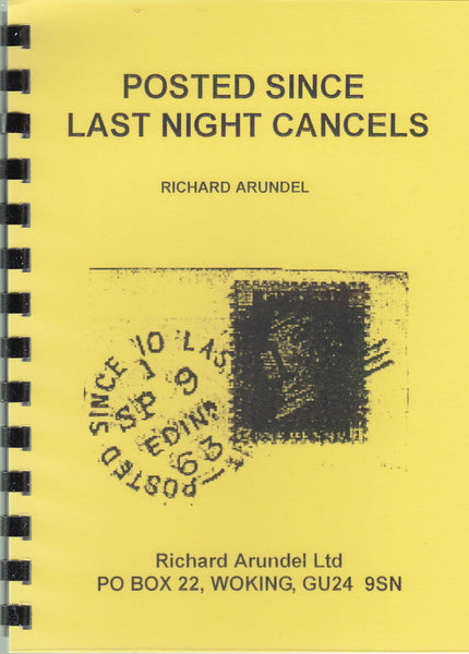 83570 - 'POSTED SINCE LAST NIGHT CANCELS' by Richard Arundel...