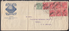 83889 - 1905 ADVERTISING LONDON TO BOSTON USA. Large envelope (220x98), some creasing London to Boston USA wi...