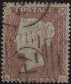 83983 - PL.167 (AG) MATCHED PAIR 1D IMPERF (SG8) AND 1D PE...