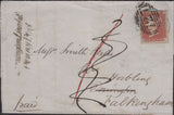 84013 - 1849 LINCOLNSHIRE/RE-DIRECTED MAIL. 1849 large part wra...