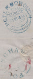84013 - 1849 LINCOLNSHIRE/RE-DIRECTED MAIL. 1849 large part wra...