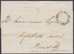 84040 - OXFORDSHIRE. 1833 wrapper Henley on Thames to Hatc...