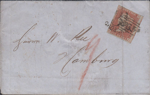 84235 - 1D PL.162(CJ)(SG8) ON COVER MANCHESTER TO HAMBURG. Wrapp...