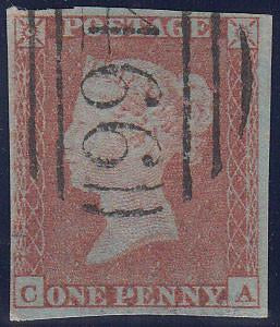 84366 - PL.164 (CA)(SG8). Fine to very fine used 1853 pl. ...