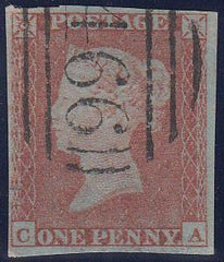 84366 - PL.164 (CA)(SG8). Fine to very fine used 1853 pl. ...