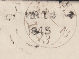 84387 - PL.26 (CI)(SG8) ON COVER. 1843 wrapper London to "...