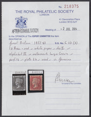 84512 1861 DIE 2 1D PL.64 (SG40)(BL).