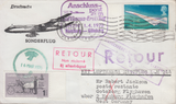 84523 - 1970 envelope Bideford Devon to Hamburg with 4d Co...