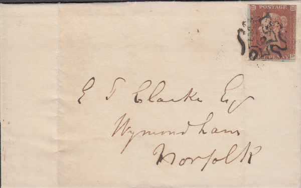 84727 - PL.39(LD)(SG8)/LONDON NUMBER '9' IN MALTESE CROSS ON COVER SPEC ...