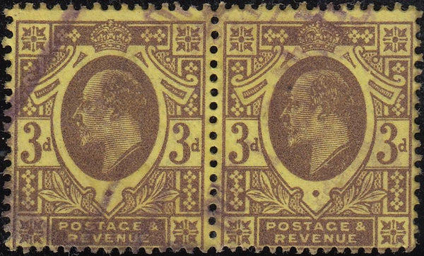 84736 - 1911 KEDVII 3d variety "BROKEN SCROLL" (SG285 Spec...