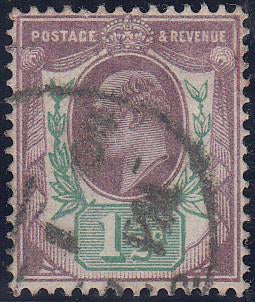 84739 - 1902 1½d KEDVII (SG222) a fine to very fine used e...