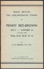 84819 - GREAT BRITIAN: THE LINE ENGRAVED STAMPS: PENNY RED...