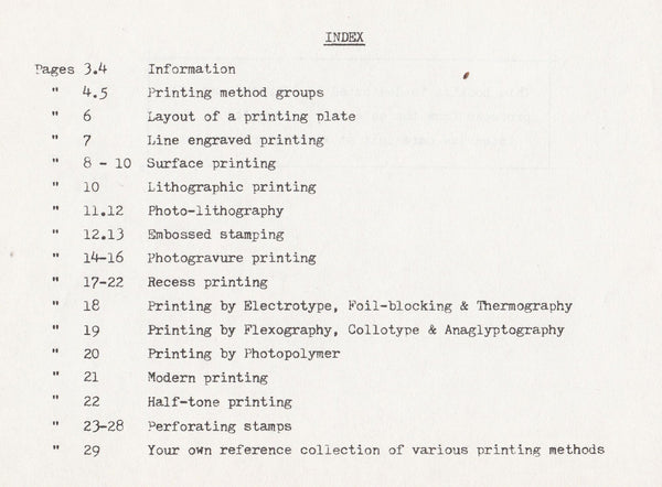 84843 - STAMP PRINTING by T Brightmore. Circa 1980 paperba...