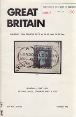 84956 - GREAT BRITAIN Robson Lowe Auction Catalogue March ...