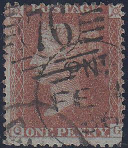 85059 1855 DIE 2 'C7 ABNORMAL' PL. 26 (QG)(ALP III WMK SMALL CROWN).