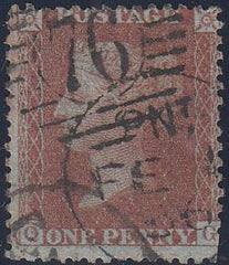 85059 1855 DIE 2 'C7 ABNORMAL' PL. 26 (QG)(ALP III WMK SMALL CROWN).