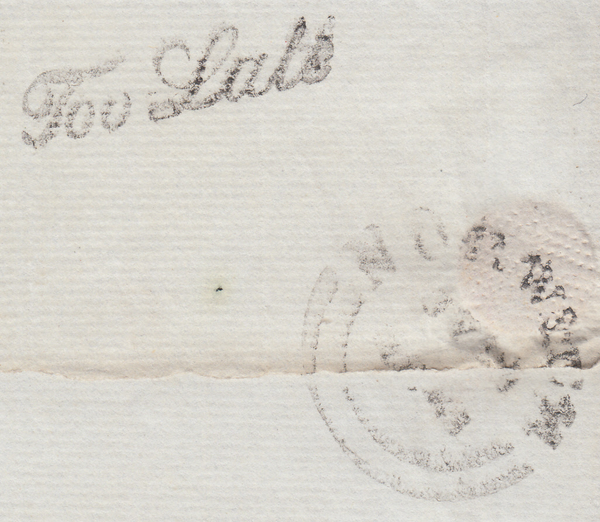 85082 - PL.12 (IJ)(SG8) ON COVER. 1841 letter Norwich to Wymondham...