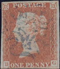 85094 BLUE MALTESE CROSS (SPEC B1sc)/PL.25(SG8)(BG).