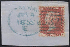 85239 - GALWAY ENGLISH TYPE IRISH SPOON IN BLUE (RA30)(SPEC B1ub).