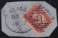 85267 - SLIGO IRISH TYPE SPOON (RA51) ON PIECE. Piece with good used Die 2 1d