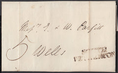 85424 - SOMERSET. 1820 letter South Petherton to Wells dat...