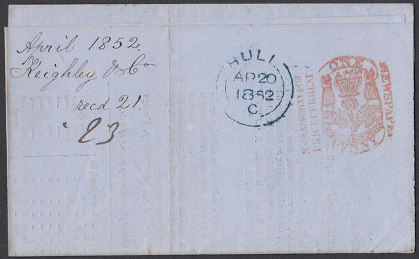 85433 1852 PRINTED MATTER.