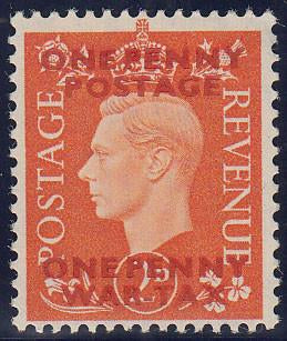 85513 - KING GEORGE VI 2D 'WAR TAX' ESSAY. A very fine og 2d orange o...