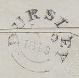 85613 - 1848 BRISTOL/'THORNBURY' UDC. Letter Thornbury to ...