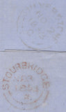 85761 - PL.157(OH)(SG8) ON COVER. 1854 wrapper Ulverstone to Stou...