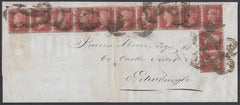 85836 - 1855 DIE TWO PLATE 8 LARGE CROWN 16 (SG26) MULTIPL...