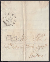 85948 - 1838 letter Madrid to London (Huth correspondence)...