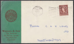 85953 ADVERTISING. 1960 envelope Falmouth to Northampton.