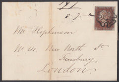 85992 - PL.2(FC)(SG7) ON COVER. 1841 letter Chippenham to ...