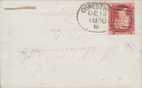 86144 - OSWESTRY SPOON (RA110). 1860 envelope Oswestry to ...