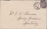 86219 - ADVERTISING/LINCOLNSHIRE. 1890 envelope Lincoln to...