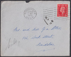 86272 - 1940 UNDERPAID MAIL/KENT. Envelope (small fault at top/rear flap missin...
