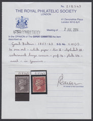 86278 - PL.64 (HL) (SG40). A fine to very fine used 1860 1...
