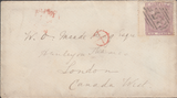 86292 - 1862 MAIL HENLEY ON THAMES TO CANADA. Envelope Henley on Thames to ...