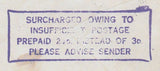 86386 - 1947 UNDERPAID MAIL UK TO SWITZERLAND.