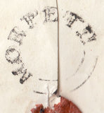 86661 - 1834 NORTHUMBERLAND/'MORPETH' UDC (NR432). Fine letter Morpeth to Alnwick dat...