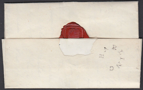 86847 - NORFOLK. 1838 entire Coney Weston to Diss dated Oc...