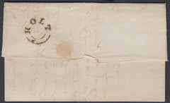 86850 - NORFOLK. 1834 letter Holt to Kings Lynn dated Sept...