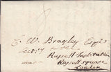 86905 - 1827 CAMBS/'CAMBRIDGE 52' MILEAGE MARK (CB50)/LECTURES ON LITERATURE. 1827 entire Cambridge to London from Marqui...