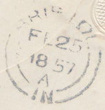 87133 BRISTOL "IN" DATESTAMP BELIEVED STRUCK TEMPLE MEADS RAILWAY STATION.