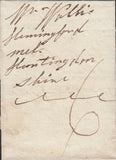 87318 - 1832 CAMBS/'CAXTON' UDC (CB74). Letter Caxton to Hemingford Huntingdonshire dated...