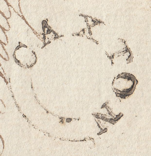 87318 - 1832 CAMBS/'CAXTON' UDC (CB74). Letter Caxton to Hemingford Huntingdonshire dated...
