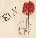 87334 - CAMBS/'ELY' HAND STAMP (CB92e). Undated wrapper Ely to London with very fin...