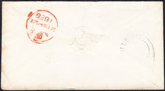 87542 - 1858 CAMBS/'HILLS-RD' UDC. Envelope Cambridge to London with SG40...