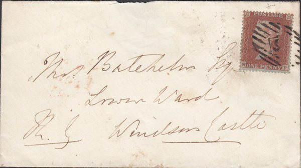 87612 - 1850 1D PL.93 ARCHER EXPERIMENTAL PERFORATION (SG16b)(NF) USED ON 1850 MAIL LONDON TO WINDSOR CASTLE.