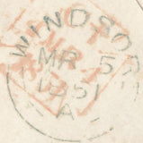 87612 - 1850 1D PL.93 ARCHER EXPERIMENTAL PERFORATION (SG16b)(NF) USED ON 1850 MAIL LONDON TO WINDSOR CASTLE.